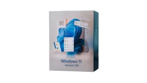 Windows 11 V100 a box with the windows 11 product inside